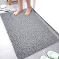 Shower Mats Non Slip for Elderly, 16x24’Lager Loofah Shower Mat, Loofah Bath Mats for Shower for Elderly-Grey
