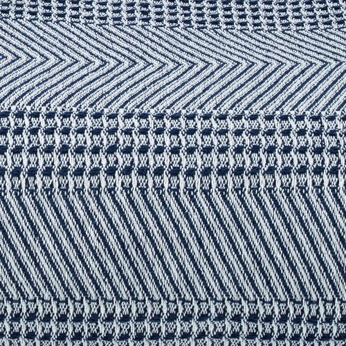 Nautica - Queen Blanket, Ring Spun Cotton Bedding, Medium-Weight for All Seasons, Oeko-Tex Certified (Chevron Navy)