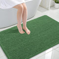 OLANLY Large Bath Rugs - Extra Soft Chenille, Quick Dry & Machine Washable | 47x32, Olive Green