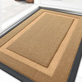 OLANLY Waterproof Front Door Mat - All-Weather Indoor/Outdoor Doormat, Easy Clean, 29.5x17, Butter Yellow
