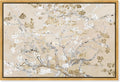 Oliver Gal Canvas Print - Van Gogh in Golden Blossoms | Elegant Wall Art for Living Room, Bedroom & Bathroom - 36" x 24" with Gold Floater Frame