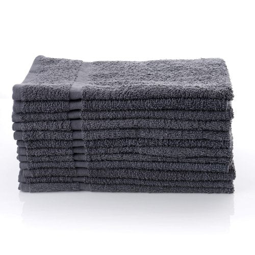 SIMPLI-MAGIC Towels, Hand, Gray 12 Count