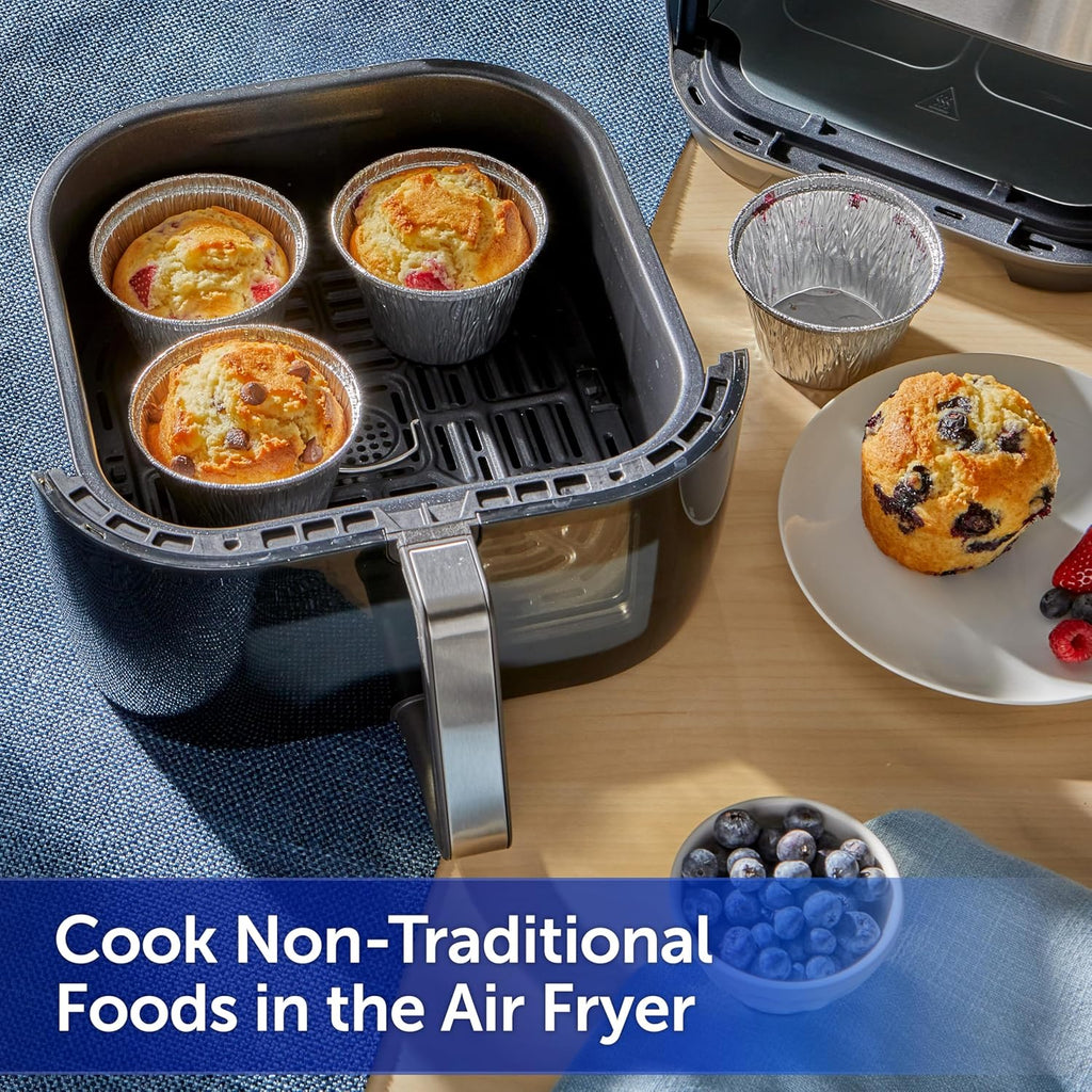 Reynolds Kitchens Air Fryer Cups - Oven-Safe Meal Prep Containers for Picky Eaters | 10 Pack, 8 fl oz