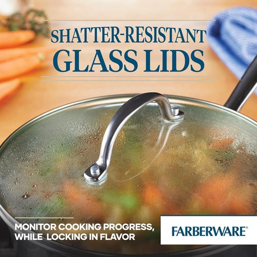 Farberware Millennium Stainless Steel Cookware Set - 10-Piece Durable Kitchen Essentials