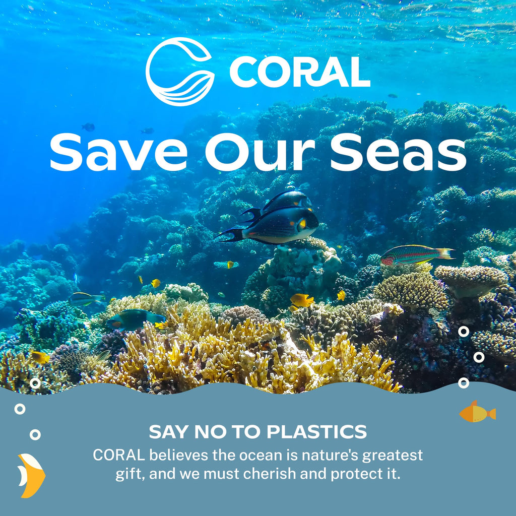 CORAL Ivory White 100% Compostable Knives - 120 Heavy Duty No Plastic Knives (7.0 inch) - Break Resistant with Smooth Edges, Ocean Friendly Alternative to Plastic Silverware - Biodegradable & Disposable Knives