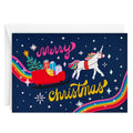 Hallmark Boxed Christmas Cards, Christmas Unicorn (16 Cards and Envelopes)" )