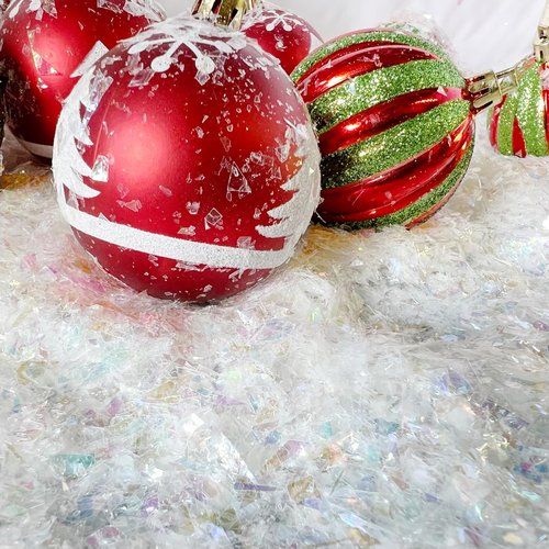 Jimmy Jem's - Christmas White Iridescent Snow Globe Decor - 2 Oz (9700)