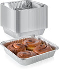 Extra-Thick Disposable Aluminum Baking Pans by [Brand Name] - 30 Pack, 9” x 9” Square, Recyclable, 2” High Walls