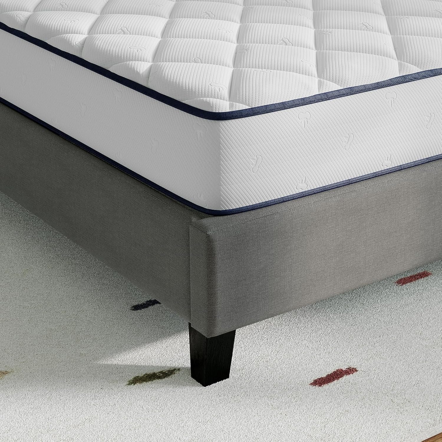 Novilla Twin Mattress - 6 Inch Foam & Spring Hybrid for Restful Sleep | Medium Firm, Eco-Friendly Design