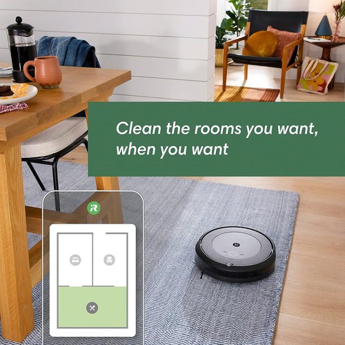 iRobot Roomba i3+ EVO (3550) Self-Emptying Robot Vacuum - Smart Mapping, Alexa Compatible, Ideal for Pet Hair