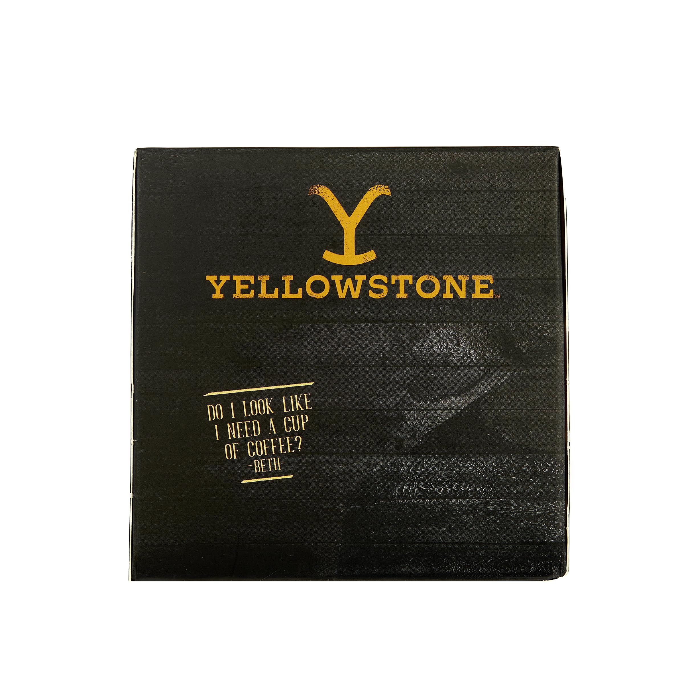 Yellowstone Maple Bourbon Medium Roast Coffee, Single Serve Recyclable Pods/Cups, 100% Arabica Beans, 72 Count
