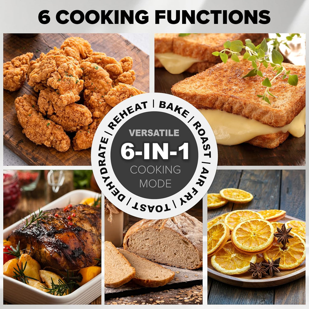 Nuwave Brio Plus Air Fryer - 7-Qt Large Capacity with Precise Temp Control & 100 Presets | PFAS-Free Nonstick