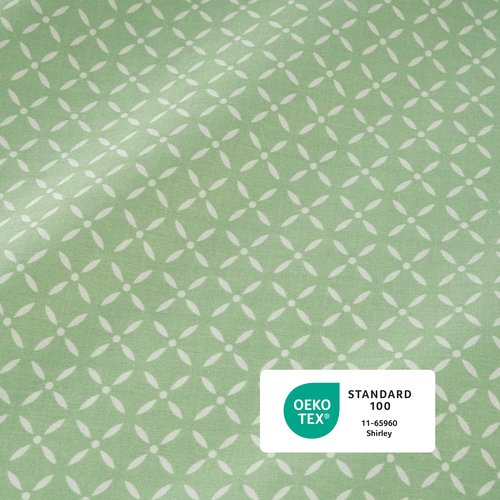 Izod Sateen Silky 4Pc Queen Size Bed Sheet Set, Deep Pockets–fits Upto 17",Smooth & Buttery Feel,Long-Staple Soft Combed 100% Cotton Bed Sheet, Hotel Luxury Bedding Sheets & Pillowcases-Green Mosaic