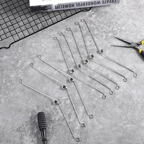10 PCS Recessed Lighting Spring Clips Recessed Lighting Trims, Stainless Steel Torsion Spring Clip Metal Recesseding Light Clips Lamp Retaining Light Covers Trims for Recesseding Lightings Accessories