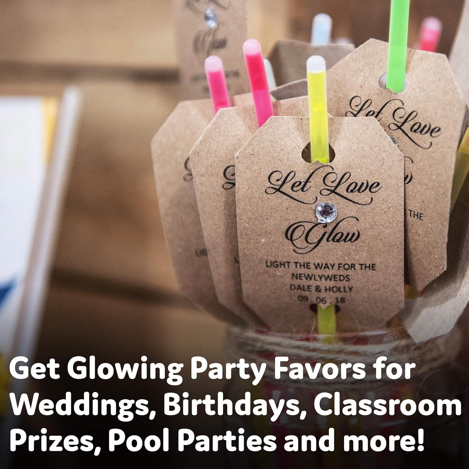 PartySticks Glow Sticks - Vibrant Bulk Party Favors for Unforgettable Celebrations