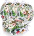 Remagr Wreath Storage Bag - 30 Inch Clear Plastic Container for Holiday & Wedding Wreaths | Zippered Design