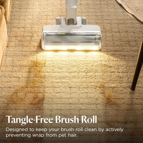 Bissell PowerClean Cordless Vacuum - 200W Self-Standing Design with Tangle-Free Brush Roll & Bright Headlights