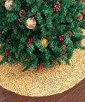 Mr. Pen- Christmas Tree Skirt, 48 inch, Gold Christmas Tree Skirt Gold