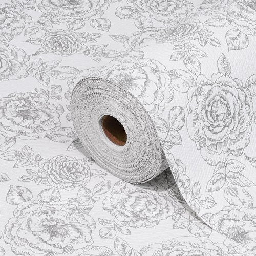 Gopas Drawer and Shelf Liners for Kitchen Cabinets Non-Adhesive Cabinet Liners Strong Grip Non Slip Waterproof Contact Paper for Cabinets and Drawers Shelves Cupboard,Flower,12IN X 20FT