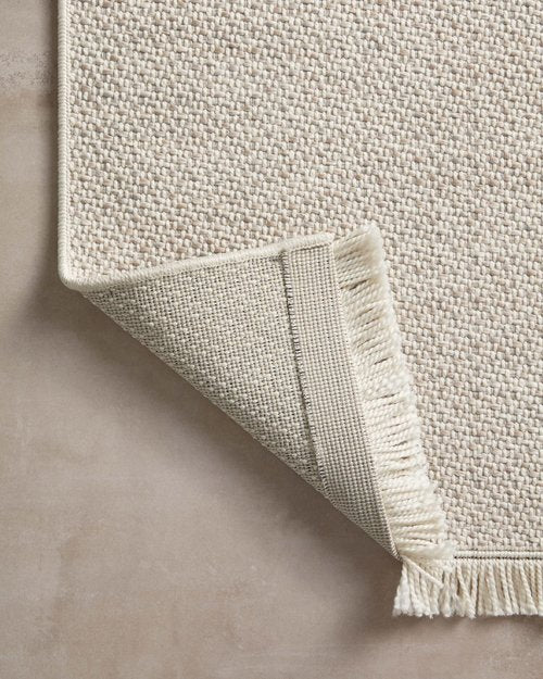Loloi Amber Lewis Malibu Collection MAB-01 Ivory/Dove 2'-3" x 3'-9" Accent Rug