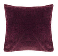SAFAVIEH Home Barica Dark Red Merlot 20-inch Decorative Pillow