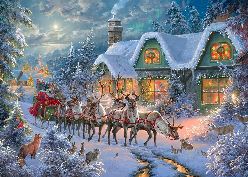 Abraham Hunter Jigsaw Puzzle Advent Calendar 2025 - 1008 Pieces, 24 Boxes of Christmas Magic for Family Fun