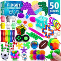Fidget Poppers Pack - 50 Pcs Sensory Fidget Toys for Kids | Perfect Party Favors & Stocking Stuffers