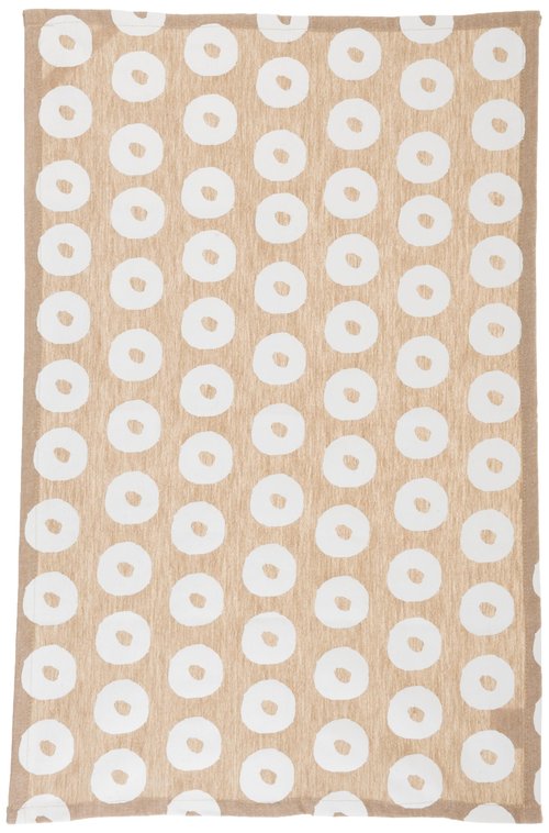 Mud Pie Cream Waffle Towel Set; 26" x 16 1/2"