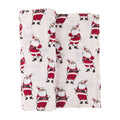 Mud Pie Vintage Christmas Santa Swaddle, Pink, 47" x 47"
