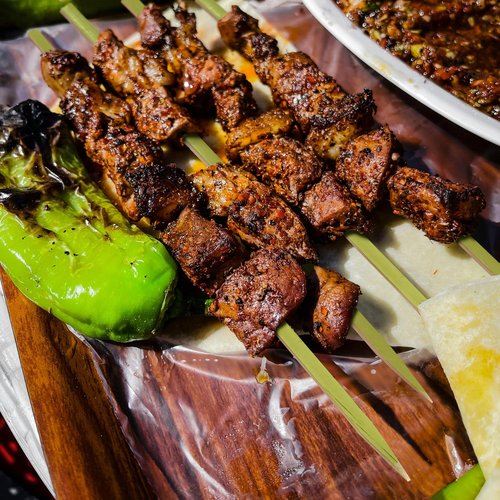 BambooMN Flat Sticks Bamboo Kebab Food Drink Skewers - 8.3" - 1,000pcs