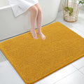 OLANLY Large Chenille Bathroom Rugs - Soft, Absorbent & Quick Dry | 40x32 Inches, Golden Yellow