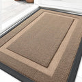 OLANLY Indoor Outdoor Doormat - Waterproof All-Season Rubber Mat | Low Profile, Easy Clean, 29.5x17 Mocha