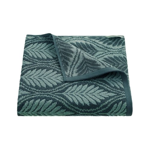 Martex Restore Fern Ogee Bath Towel – Soft, Absorbent, Moisture-Wicking and Quick to Dry – Lightweight for Everyday Use – Comfortable Feel with Convenient Loop for Hanging – 30" x 56" – Jade