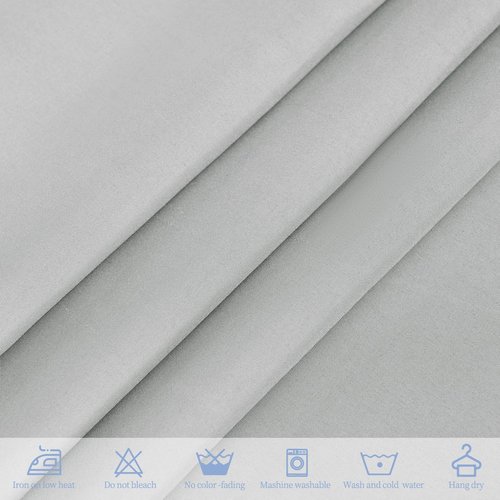 10 Pack Light Grey Tablecloths for 6ft Rectangle Tables 60 x 102 Inch - Polyester Table Cover Stain and Wrinkle Resistant Washable Fabric Table Clothes for Wedding Party Banquet Reception Restaurant