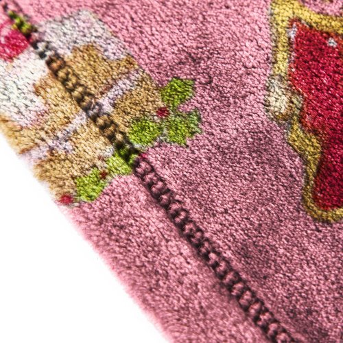 Jay Franco Kids Christmas Plush Throw Blanket – 50x70 Inches Soft & Cozy Fleece Throw for Holiday Bedroom & Couch Décor, Official Licensed Product, Pink - Strawberry Shortcake