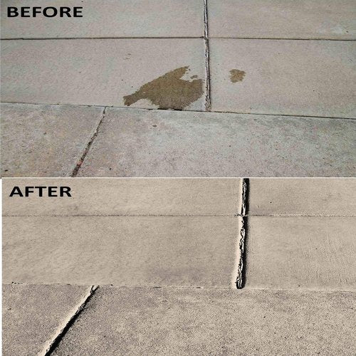 Terminator-HSD Concrete Oil Stain Remover Eco-Friendly Bio-Remediates and Removes Oil & Grease Stains on Concrete and Asphalt Driveways, Garages, Pavers, Patios, Parking Lots and Streets(2 LB)