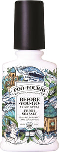 Poo-Pourri Toilet Spray - Fresh Sea Salt Scent | Plant-Based Odor Deodorizer, 4 Fl Oz, Up to 200 Uses