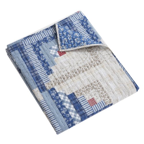 Greenland Home Cottage Cabin - Traditional Motif - Quilted Throw Blanket, 50 x 60 inches, Calico
