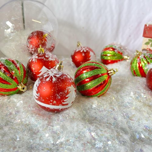 Jimmy Jem's - Christmas White Iridescent Snow Globe Decor - 2 Oz (9700)