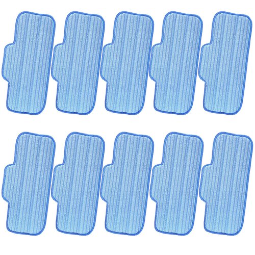10 Pack Replacement Steam Mop Pads Compatible with Dupray Neat Steam Cleaner Microfiber Cloths Steam Mop Pads Washable Mop Pads