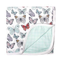 Large Premium Knit Baby 3 Layer Stretchy Quilt Blanket"Dot" by Copper Pearl