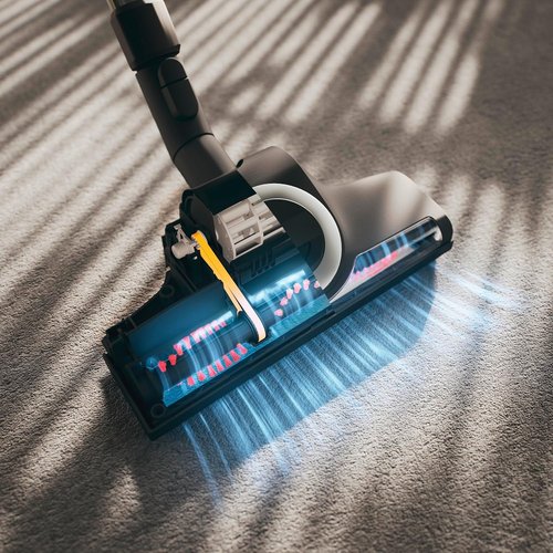 Miele TurboTeQ STB 305-3 Turbo Brush - Attachable Floorhead for Low to Medium Pile Carpets