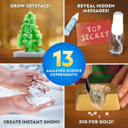 National Geographic 2026 Science Kit - Jumbo Advent Calendar with 24 Days of STEM Experiments & Gemstones for Kids Ages 8-12