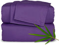 Pure Bamboo King Sheets - Luxuriously Soft & Cooling 100% Organic Viscose Bed Sheet Set | King Size, Purple