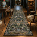 Skiennix Floral Kitchen Runner Rug - 2x6 Non-Slip Washable Design for Hallway, Bathroom & Entryway
