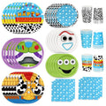 120pcs Birthday Party Supplies Include Cloud Plates Napkins Cup Dessert Plates Disposable Paper Tableware Set Kids Birthday Party Decorations For 30 Guests