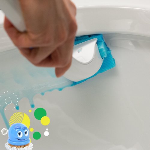 Scrubbing Bubbles Flushable Toilet Bowl Wand Cleaner Refills, Fresh Brush Cleaner Toilet Refill Pads, Removes Limescale & Odors, Citrus Scent, 10 Count (Pack of 12)