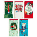 Hallmark Christmas Gift Card Holders or Money Holders Assortment, Enjoy the Wonder (5 Christmas Cards with Envelopes)