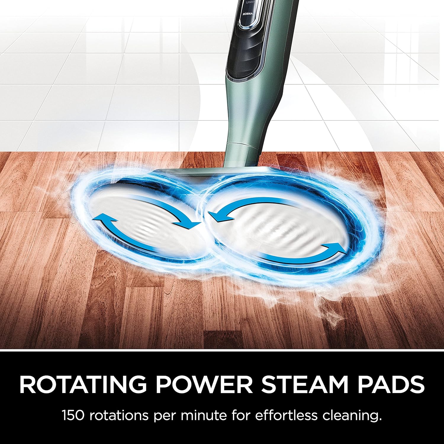 Shark Steam & Scrub Washable Pads - Powerful Cleaning for All Sealed Hard Floors | Compatible with S8001, S8201, S7201 & S7001 - Grey