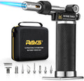 RAVS 14-Piece Soldering Torch Kit - 8-in-1 Cordless Iron With Adjustable Flame | Portable Kitchen Tool
